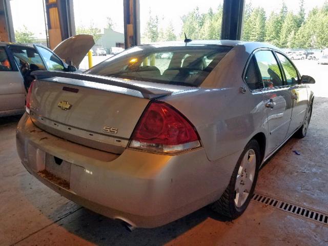 2G1WD58C569283111 - 2006 CHEVROLET IMPALA SUP Күміс фото 4