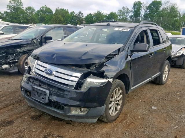 2FMDK38C89BA83096 - 2009 FORD EDGE SEL BLACK photo 2