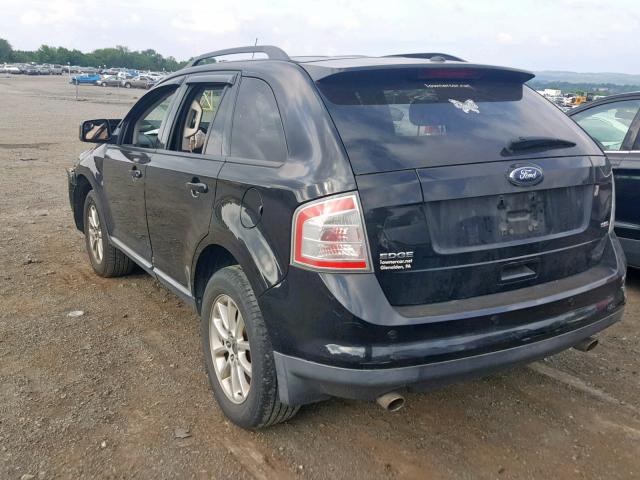 2FMDK38C89BA83096 - 2009 FORD EDGE SEL BLACK photo 3