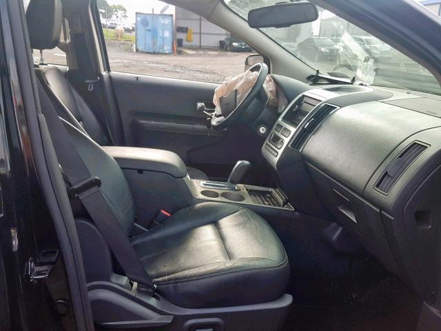 2FMDK38C89BA83096 - 2009 FORD EDGE SEL BLACK photo 5