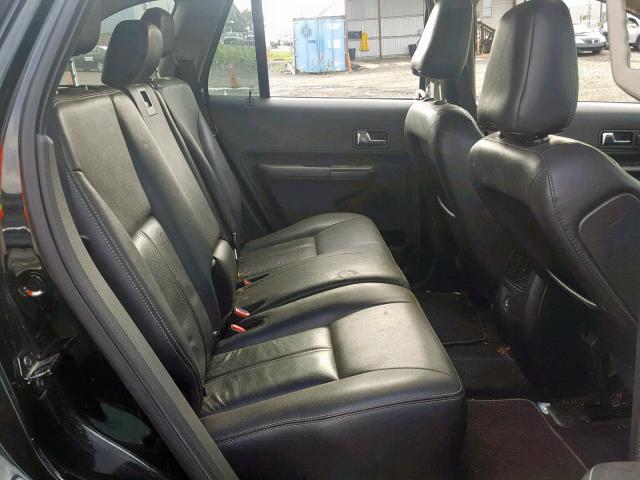 2FMDK38C89BA83096 - 2009 FORD EDGE SEL BLACK photo 6