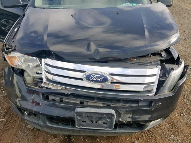 2FMDK38C89BA83096 - 2009 FORD EDGE SEL BLACK photo 7