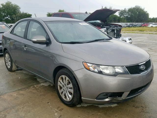 KNAFU4A22A5849876 - 2010 KIA FORTE EX GRAY photo 1