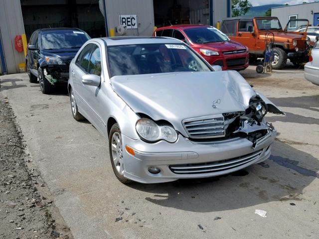 WDBRF92H56F787223 - 2006 MERCEDES-BENZ C 280 4MAT SILVER photo 1