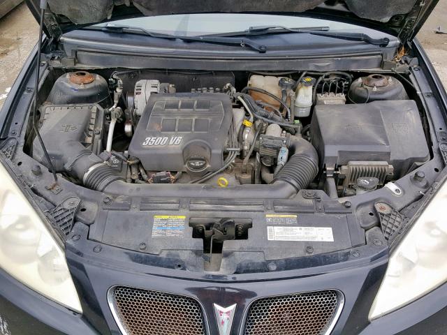 1G2ZH558664103778 - 2006 PONTIAC G6 GT BLACK photo 7