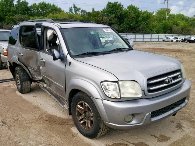 5TDBT48A94S216419 - 2004 TOYOTA SEQUOIA LI SILVER photo 1