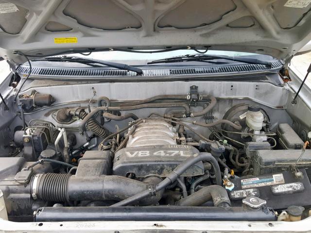 5TDBT48A94S216419 - 2004 TOYOTA SEQUOIA LI SILVER photo 7