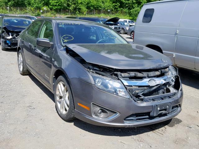 3FADP0L33CR267176 - 2012 FORD FUSION HYB GRAY photo 1