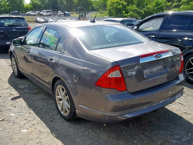 3FADP0L33CR267176 - 2012 FORD FUSION HYB GRAY photo 3