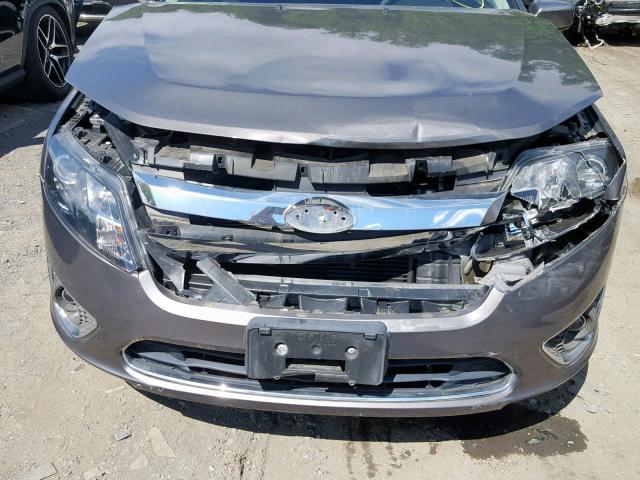 3FADP0L33CR267176 - 2012 FORD FUSION HYB GRAY photo 9