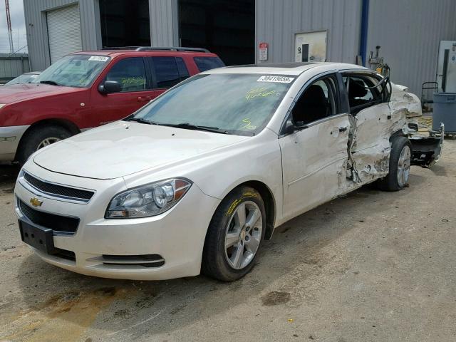 1G1ZC5E16BF311275 - 2011 CHEVROLET MALIBU 1LT WHITE photo 2
