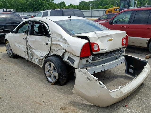 1G1ZC5E16BF311275 - 2011 CHEVROLET MALIBU 1LT WHITE photo 3