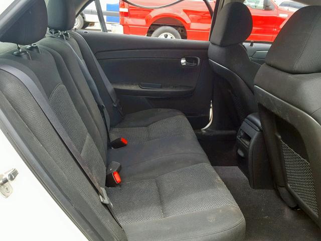 1G1ZC5E16BF311275 - 2011 CHEVROLET MALIBU 1LT WHITE photo 6