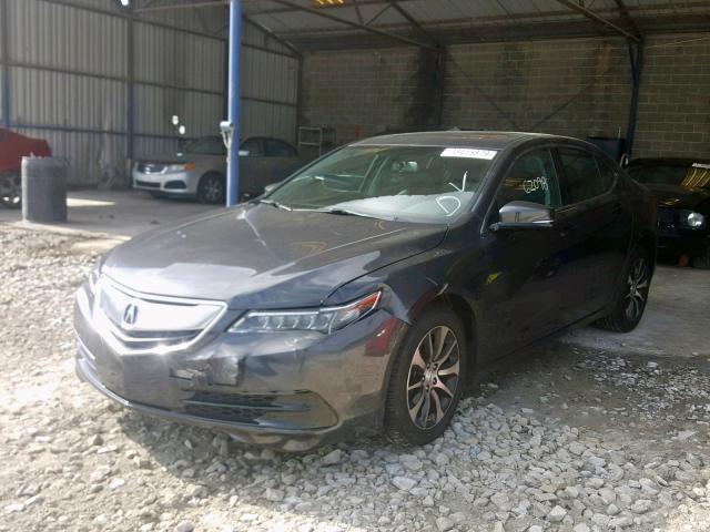 19UUB1F36FA029705 - 2015 ACURA TLX CHARCOAL photo 2