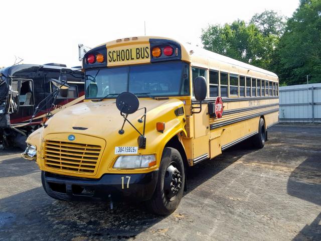 1BAKGCKA99F257402 - 2009 BLUE BIRD SCHOOL BUS YELLOW photo 2