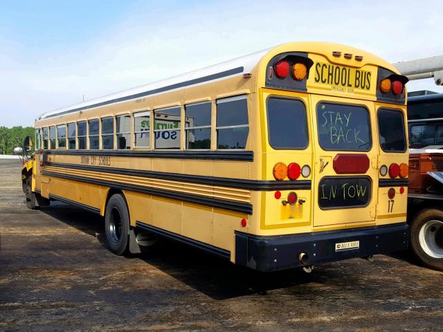 1BAKGCKA99F257402 - 2009 BLUE BIRD SCHOOL BUS YELLOW photo 3