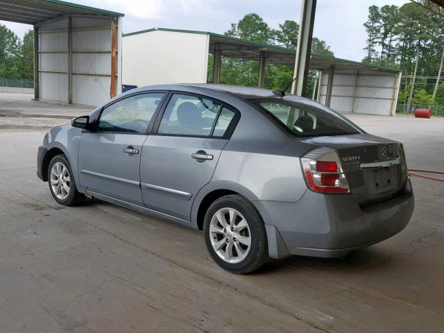 3N1AB6AP9AL677844 - 2010 NISSAN SENTRA 2.0 GRAY photo 3