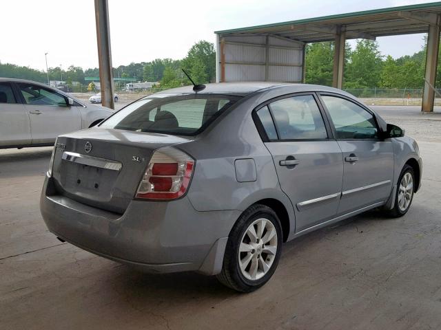 3N1AB6AP9AL677844 - 2010 NISSAN SENTRA 2.0 GRAY photo 4