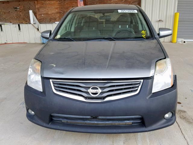 3N1AB6AP9AL677844 - 2010 NISSAN SENTRA 2.0 GRAY photo 9