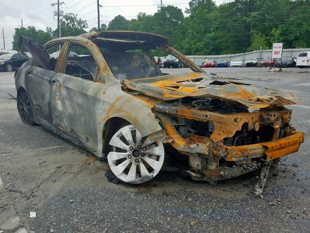 1HGCR3F8XDA002387 - 2013 HONDA ACCORD EXL BURN photo 1