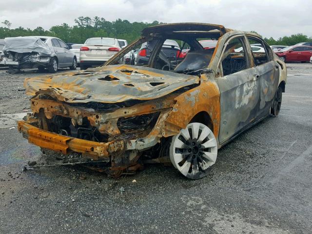 1HGCR3F8XDA002387 - 2013 HONDA ACCORD EXL BURN photo 2