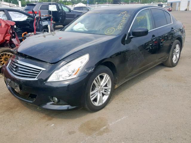 JN1CV6AR8CM682298 - 2012 INFINITI G37 BLACK photo 2