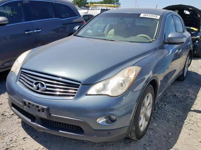 JNKAJ09E68M301651 - 2008 INFINITI EX35 BASE GREEN photo 2