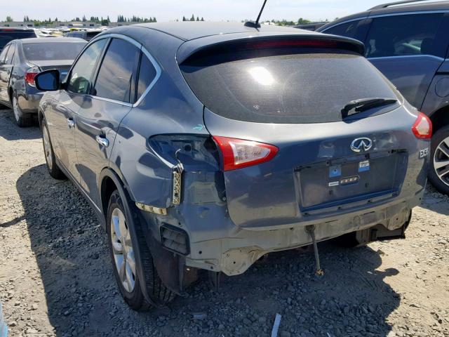 JNKAJ09E68M301651 - 2008 INFINITI EX35 BASE GREEN photo 3