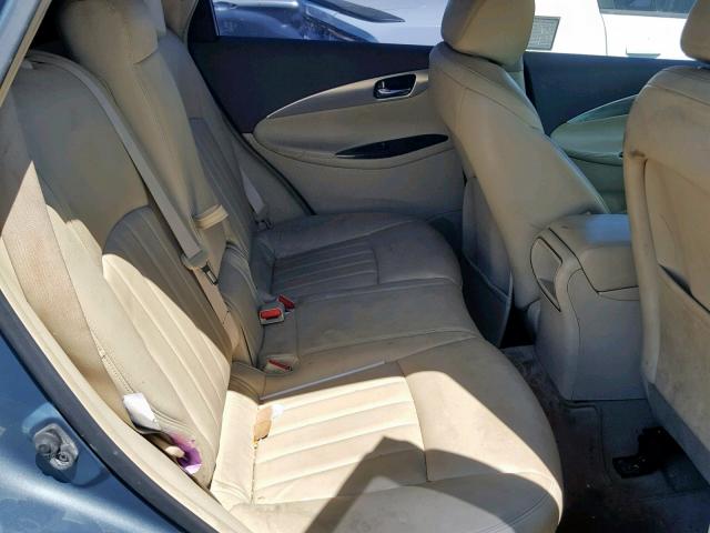 JNKAJ09E68M301651 - 2008 INFINITI EX35 BASE GREEN photo 6