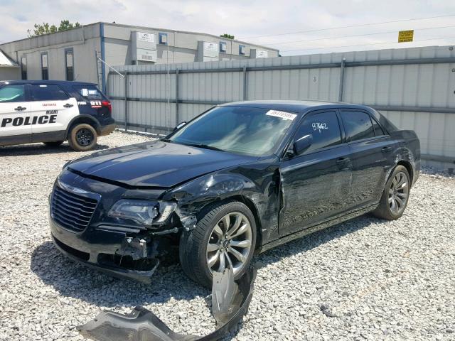 2C3CCABG4EH286785 - 2014 CHRYSLER 300 S BLACK photo 2