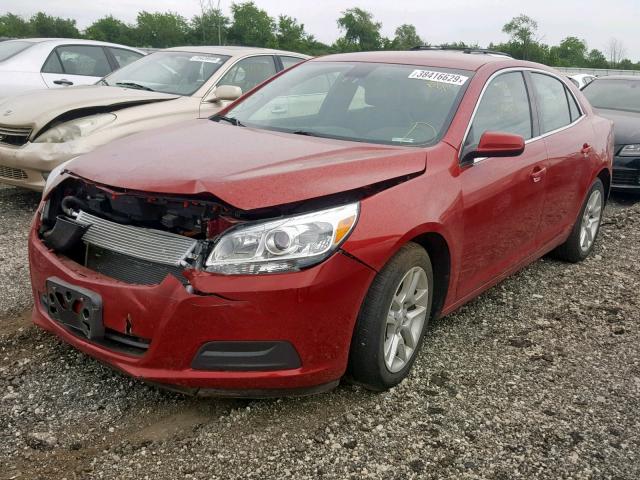 1G11D5RRXDF108998 - 2013 CHEVROLET MALIBU 1LT 红色 照片 2