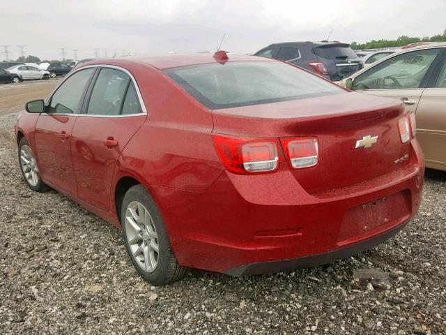 1G11D5RRXDF108998 - 2013 CHEVROLET MALIBU 1LT 红色 照片 3