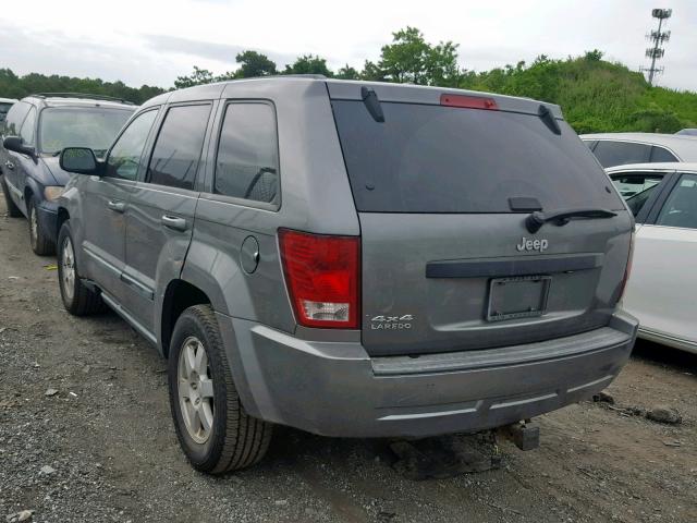 1J8GR48K78C115652 - 2008 JEEP GRAND CHER GRAY photo 3