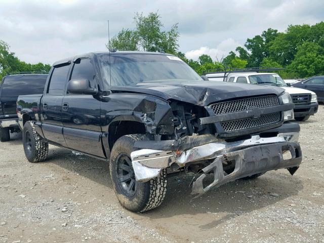 2GCEK13T641433036 - 2004 CHEVROLET SILVERADO BLACK photo 1