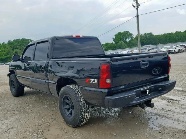 2GCEK13T641433036 - 2004 CHEVROLET SILVERADO BLACK photo 3