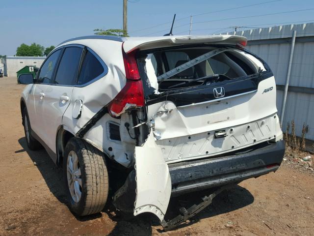 5J6RM4H73CL049470 - 2012 HONDA CR-V EXL WHITE photo 9