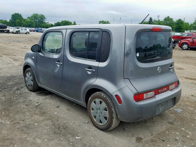 JN8AZ2KR8BT209669 - 2011 NISSAN CUBE BASE CHARCOAL photo 3