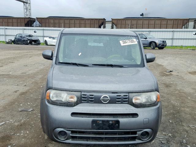 JN8AZ2KR8BT209669 - 2011 NISSAN CUBE BASE CHARCOAL photo 9