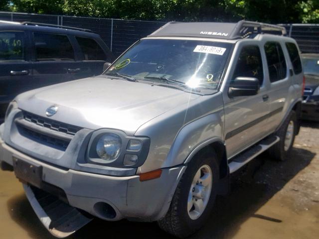 5N1ED28T24C627934 - 2004 NISSAN XTERRA XE GRAY photo 2