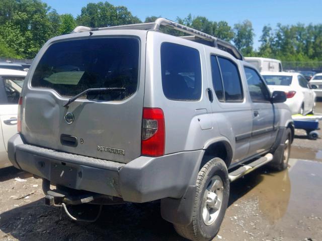 5N1ED28T24C627934 - 2004 NISSAN XTERRA XE GRAY photo 4