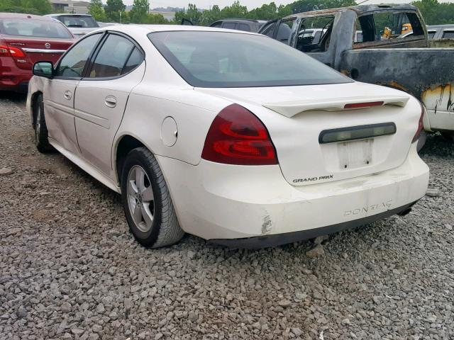 2G2WP552661109660 - 2006 PONTIAC GRAND PRIX WHITE photo 3
