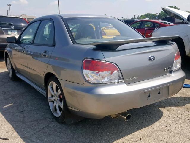 JF1GD74657G508708 - 2007 SUBARU IMPREZA WR SILVER photo 3