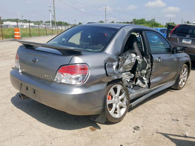 JF1GD74657G508708 - 2007 SUBARU IMPREZA WR SILVER photo 4