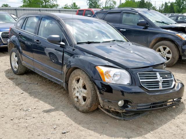 1B3HB48BX7D507471 - 2007 DODGE CALIBER SX BLACK photo 1