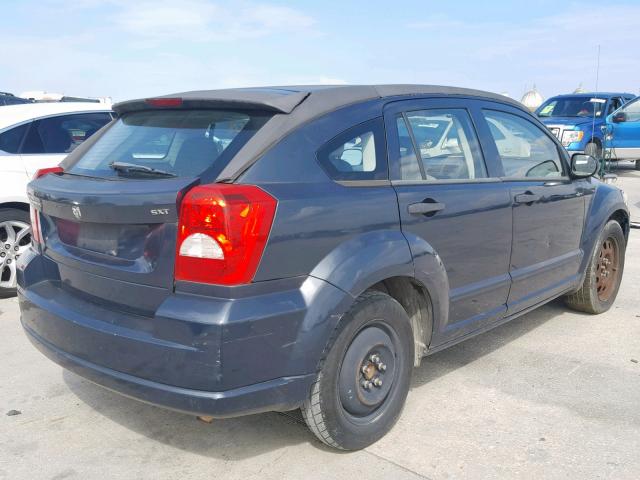 1B3HB48B17D595598 - 2007 DODGE CALIBER SX BLUE photo 4