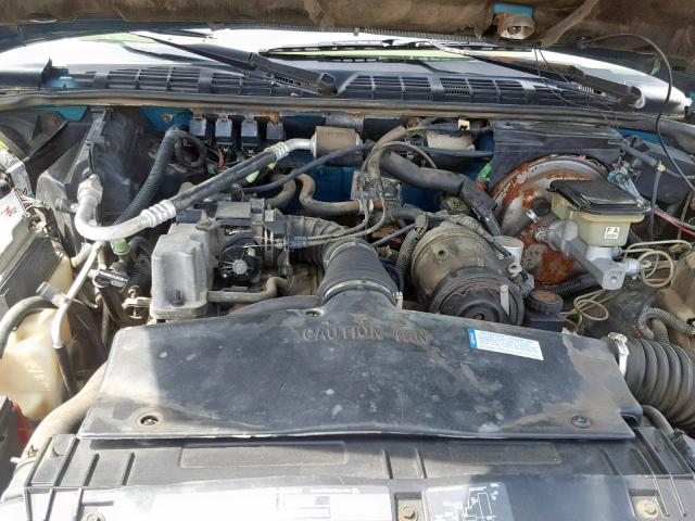 1GTCS1949T8506399 - 1996 GMC SONOMA TEAL photo 7