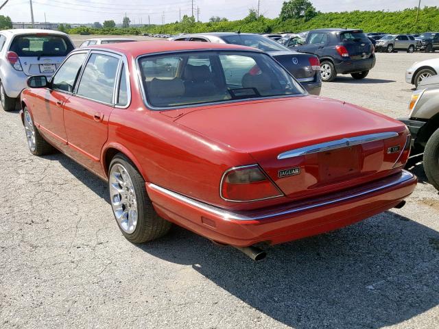 SAJHX1743TC762191 - 1996 JAGUAR XJ6 RED photo 3