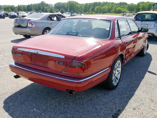 SAJHX1743TC762191 - 1996 JAGUAR XJ6 RED photo 4