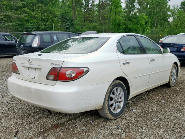 JTHBF30G925031094 - 2002 LEXUS ES 300 WHITE photo 4