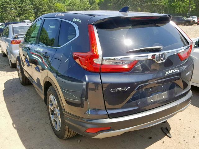 7FARW2H89JE030262 - 2018 HONDA CR-V EXL BLACK photo 3